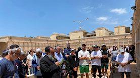 עובדי העירייה בהלוויה, צילום: באדיבות עיריית הרצליה